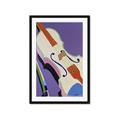 Picture of Retro Style Violin _GroupedProduct_Rectangle_Portrait_Framed_Matted_