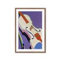 Picture of Retro Style Violin _GroupedProduct_Rectangle_Portrait_Framed_Matted_