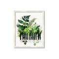 Picture of Piano watercolor Poster _GroupedProduct_Rectangle_Portrait_Framed_Matted_