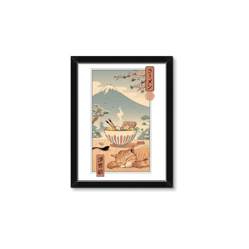 Picture of Catana Ramen Poster _GroupedProduct_Rectangle_Portrait_Framed_Matted_