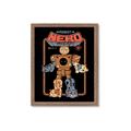 Picture of Robo Neko Cat Poster _GroupedProduct_Rectangle_Portrait_Framed_Matted_