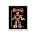 Picture of Robo Neko Cat Poster _GroupedProduct_Rectangle_Portrait_Framed_Matted_