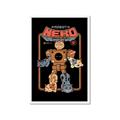 Picture of Robo Neko Cat Poster _GroupedProduct_Rectangle_Portrait_Framed_Matted_