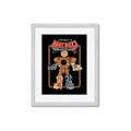 Picture of Robo Neko Cat Poster _GroupedProduct_Rectangle_Portrait_Framed_Matted_