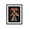 Picture of Robo Neko Cat Poster _GroupedProduct_Rectangle_Portrait_Framed_Matted_
