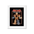 Picture of Robo Neko Cat Poster _GroupedProduct_Rectangle_Portrait_Framed_Matted_