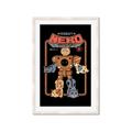 Picture of Robo Neko Cat Poster _GroupedProduct_Rectangle_Portrait_Framed_Matted_