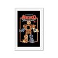 Picture of Robo Neko Cat Poster _GroupedProduct_Rectangle_Portrait_Framed_Matted_