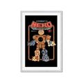 Picture of Robo Neko Cat Poster _GroupedProduct_Rectangle_Portrait_Framed_Matted_