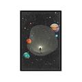 Picture of Abstract Space Poster _GroupedProduct_Rectangle_Portrait_Framed_Matted_
