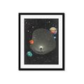 Picture of Abstract Space Poster _GroupedProduct_Rectangle_Portrait_Framed_Matted_