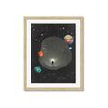 Picture of Abstract Space Poster _GroupedProduct_Rectangle_Portrait_Framed_Matted_