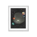 Picture of Abstract Space Poster _GroupedProduct_Rectangle_Portrait_Framed_Matted_