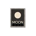 Picture of Moon Typography Poster _GroupedProduct_Rectangle_Portrait_Framed_Matted_