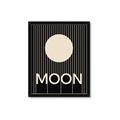 Picture of Moon Typography Poster _GroupedProduct_Rectangle_Portrait_Framed_Matted_