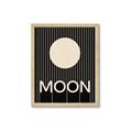 Picture of Moon Typography Poster _GroupedProduct_Rectangle_Portrait_Framed_Matted_