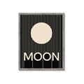 Picture of Moon Typography Poster _GroupedProduct_Rectangle_Portrait_Framed_Matted_