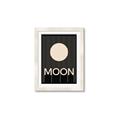 Picture of Moon Typography Poster _GroupedProduct_Rectangle_Portrait_Framed_Matted_