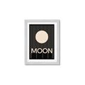 Picture of Moon Typography Poster _GroupedProduct_Rectangle_Portrait_Framed_Matted_