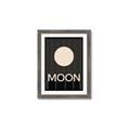 Picture of Moon Typography Poster _GroupedProduct_Rectangle_Portrait_Framed_Matted_