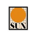 Picture of Sun Typography Poster _GroupedProduct_Rectangle_Portrait_Framed_Matted_