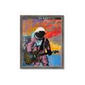 Picture of Retro Spaceman with Guitar Poster _GroupedProduct_Rectangle_Portrait_Framed_Matted_