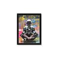 Picture of Retro Spaceman Poster _GroupedProduct_Rectangle_Portrait_Framed_Matted_