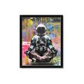 Picture of Retro Spaceman Poster _GroupedProduct_Rectangle_Portrait_Framed_Matted_