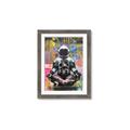 Picture of Retro Spaceman Poster _GroupedProduct_Rectangle_Portrait_Framed_Matted_