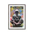 Picture of Retro Spaceman Poster _GroupedProduct_Rectangle_Portrait_Framed_Matted_