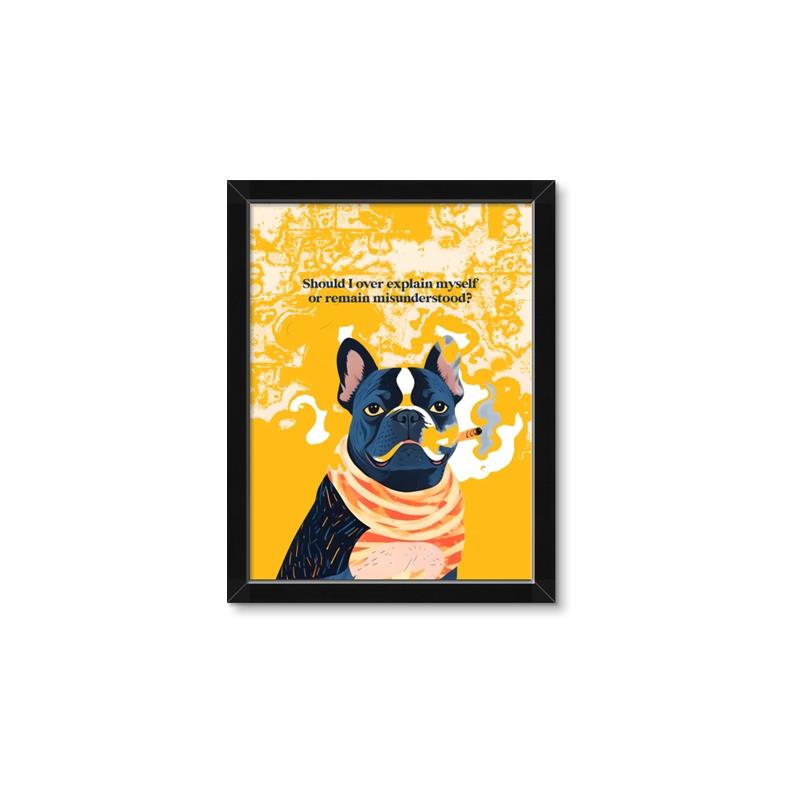 Picture of Should I Over Explain Myself Typhography Poster _GroupedProduct_Rectangle_Portrait_Framed_Matted_