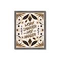 Picture of Work Smarter Not Harder Typography Poster _GroupedProduct_Rectangle_Portrait_Framed_Matted_
