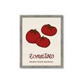 Picture of Food Art - Tomatoes Rome Food Market _GroupedProduct_Rectangle_Portrait_Framed_Matted_