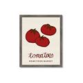 Picture of Food Art - Tomatoes Rome Food Market _GroupedProduct_Rectangle_Portrait_Framed_Matted_