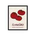 Picture of Food Art - Tomatoes Rome Food Market _GroupedProduct_Rectangle_Portrait_Framed_Matted_