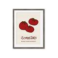 Picture of Food Art - Tomatoes Rome Food Market _GroupedProduct_Rectangle_Portrait_Framed_Matted_