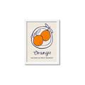 Picture of Food Art - Oranges Valencia Fruit Market _GroupedProduct_Rectangle_Portrait_Framed_Matted_