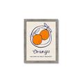 Picture of Food Art - Oranges Valencia Fruit Market _GroupedProduct_Rectangle_Portrait_Framed_Matted_