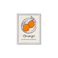 Picture of Food Art - Oranges Valencia Fruit Market _GroupedProduct_Rectangle_Portrait_Framed_Matted_