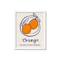 Picture of Food Art - Oranges Valencia Fruit Market _GroupedProduct_Rectangle_Portrait_Framed_Matted_