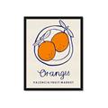 Picture of Food Art - Oranges Valencia Fruit Market _GroupedProduct_Rectangle_Portrait_Framed_Matted_
