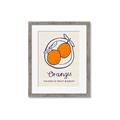 Picture of Food Art - Oranges Valencia Fruit Market _GroupedProduct_Rectangle_Portrait_Framed_Matted_