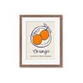 Picture of Food Art - Oranges Valencia Fruit Market _GroupedProduct_Rectangle_Portrait_Framed_Matted_