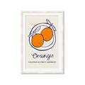 Picture of Food Art - Oranges Valencia Fruit Market _GroupedProduct_Rectangle_Portrait_Framed_Matted_