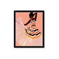 Picture of Dancer & Flourish Poster _GroupedProduct_Rectangle_Portrait_Framed_Matted_