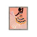 Picture of Dancer & Flourish Poster _GroupedProduct_Rectangle_Portrait_Framed_Matted_