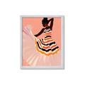 Picture of Dancer & Flourish Poster _GroupedProduct_Rectangle_Portrait_Framed_Matted_