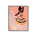 Picture of Dancer & Flourish Poster _GroupedProduct_Rectangle_Portrait_Framed_Matted_