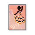Picture of Dancer & Flourish Poster _GroupedProduct_Rectangle_Portrait_Framed_Matted_