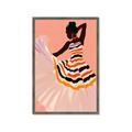 Picture of Dancer & Flourish Poster _GroupedProduct_Rectangle_Portrait_Framed_Matted_
